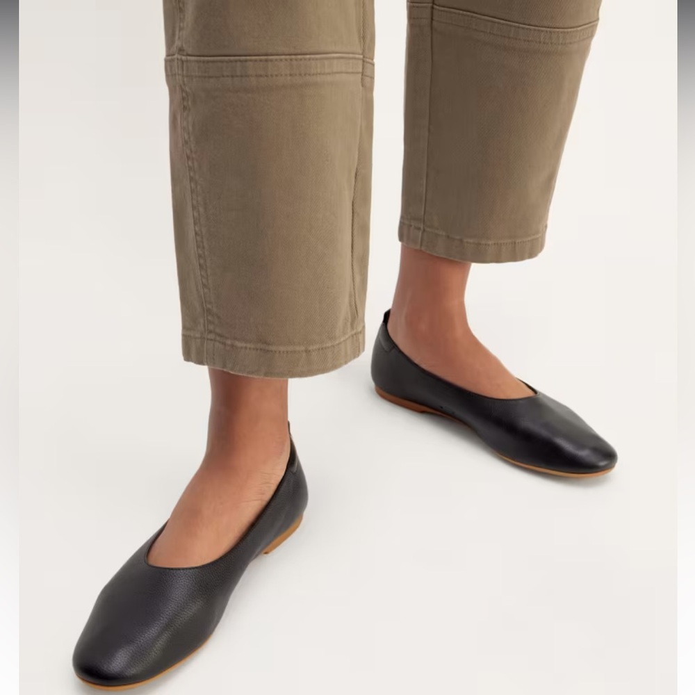 NEW Everlane The Day Glove Flats Black